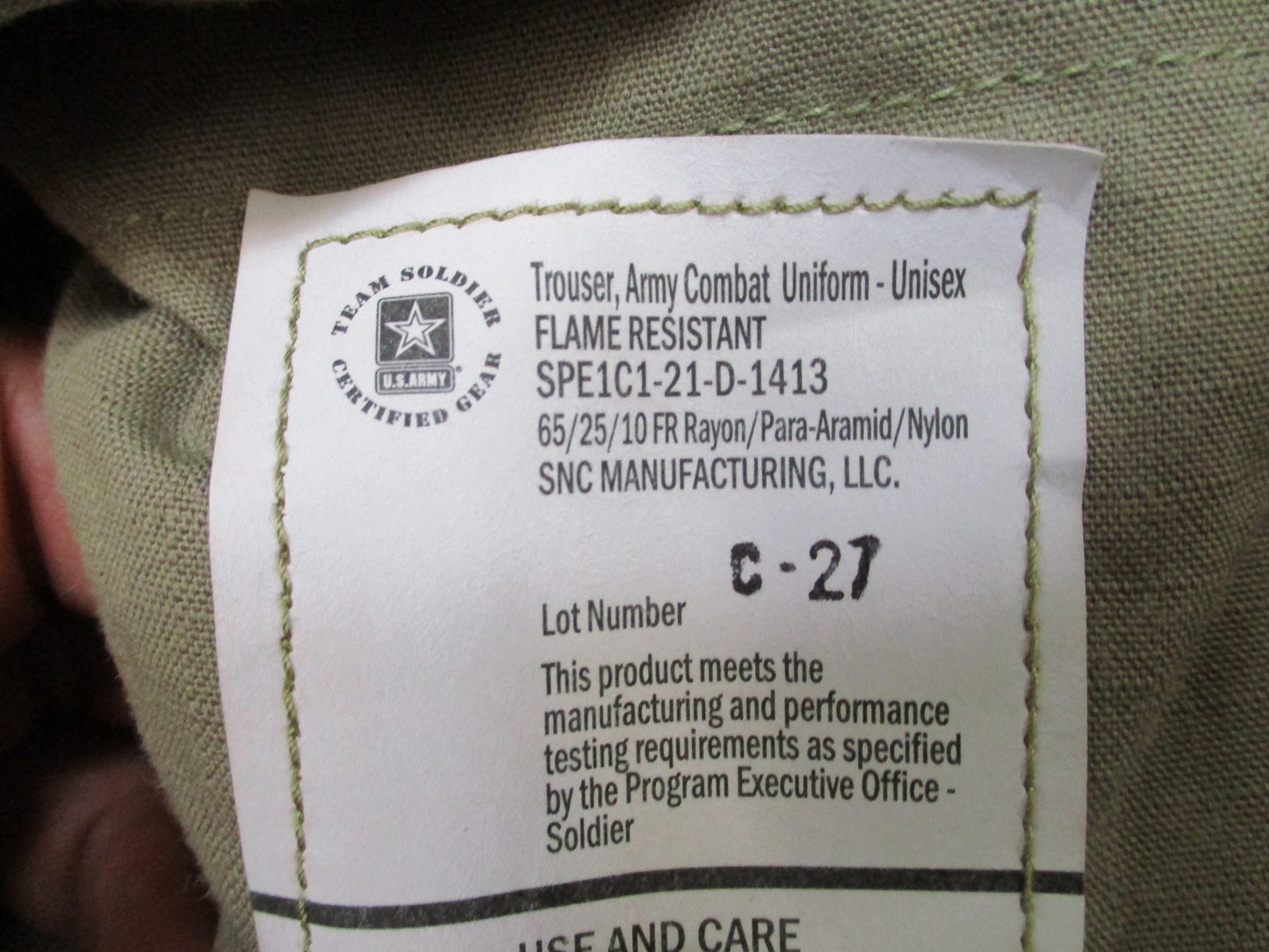 U.S. Army Combat Uniform Pants ACU Flame Resistant OCP Small-Regular