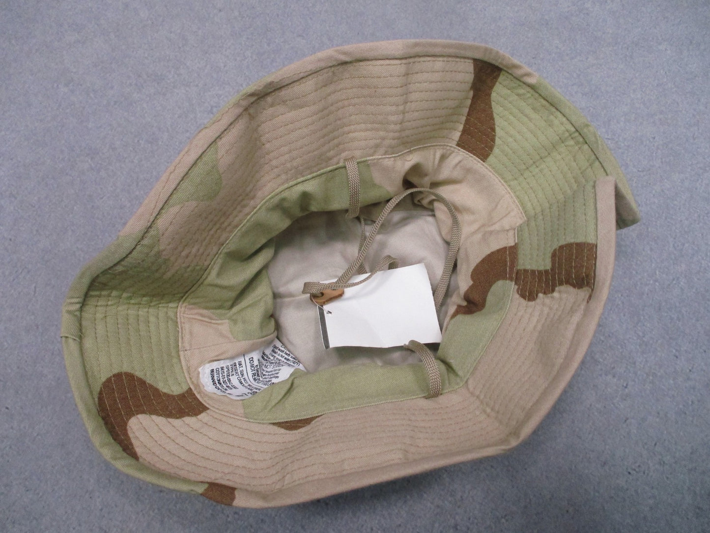 New US Military Issue Boonie Hat Desert Camo Type II Size 7 3/8 Genuine Surplus