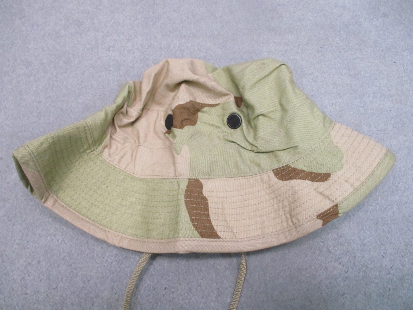 New US Military Issue Boonie Hat Desert Camo Type II Size 7 3/8 Genuine Surplus
