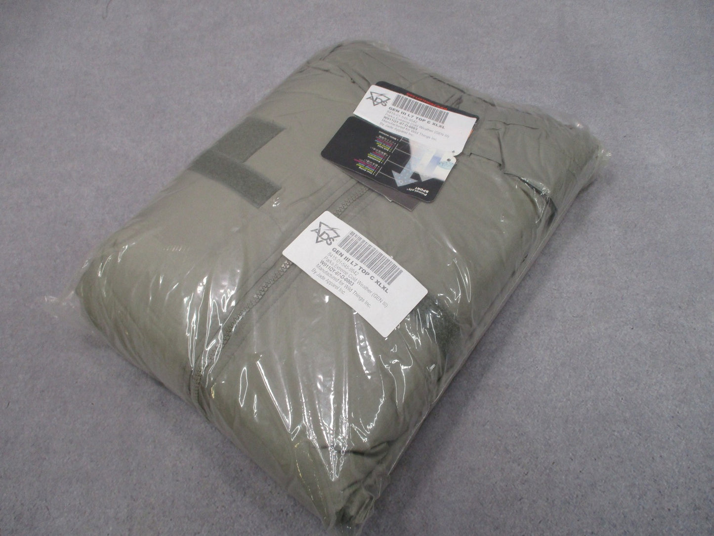 New US Military Gen III Level 7 Extreme Cold Weather Parka Urban Grey XL-XLong
