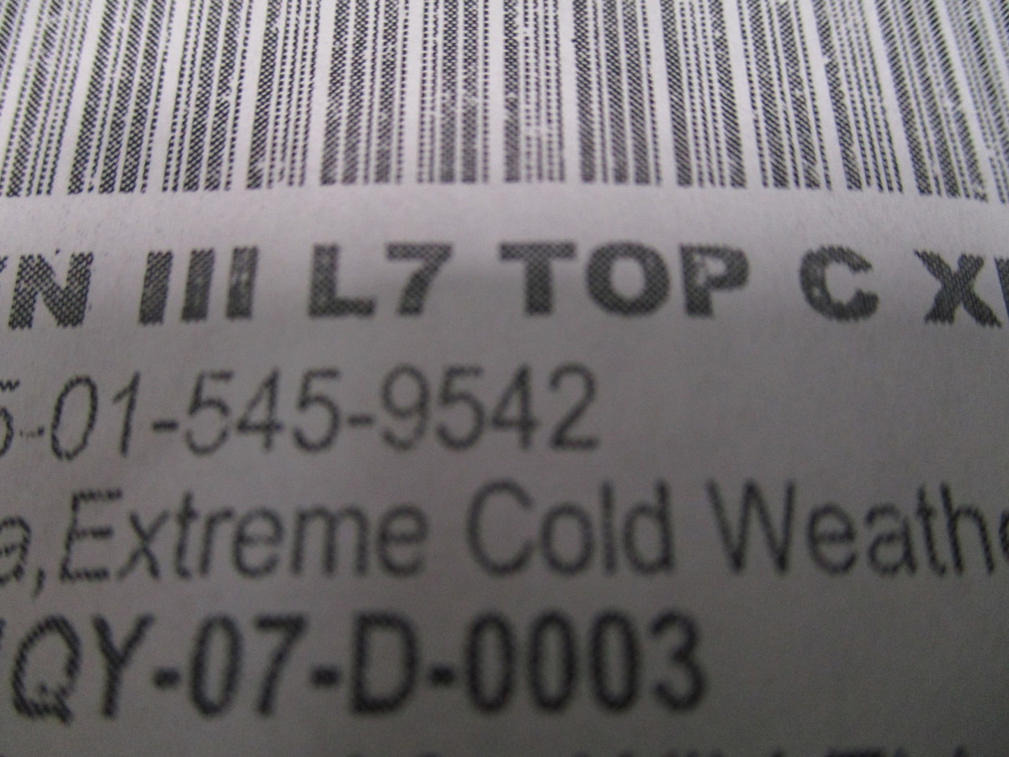 New US Military Gen III Level 7 Extreme Cold Weather Parka Urban Grey XL-XLong