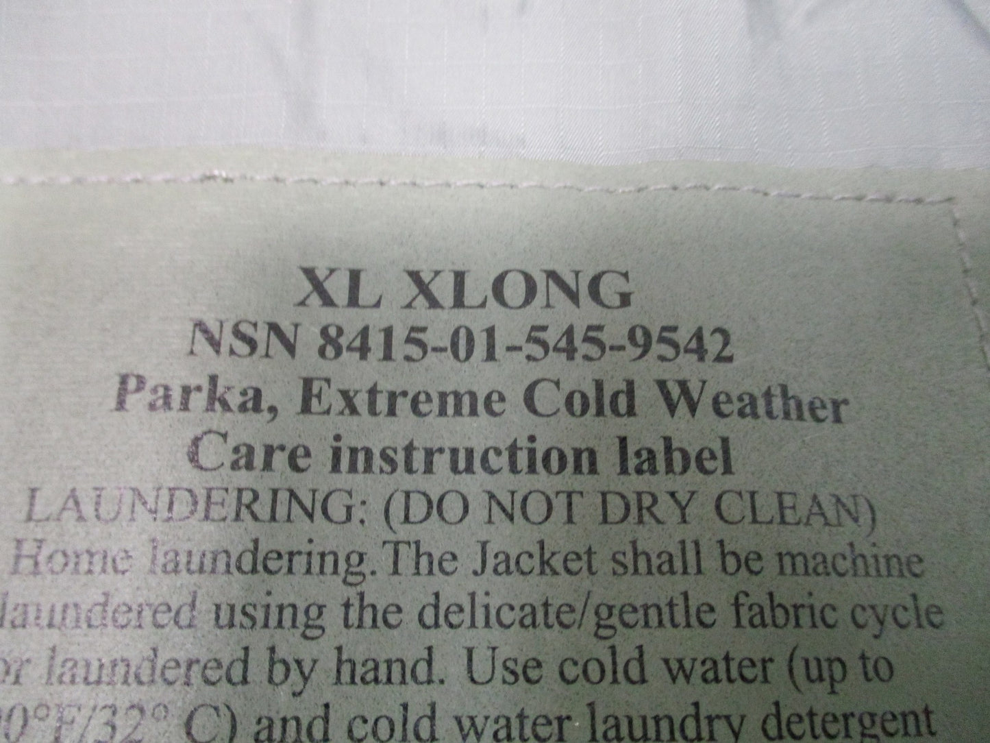 New US Military Gen III Level 7 Extreme Cold Weather Parka Urban Grey XL-XLong