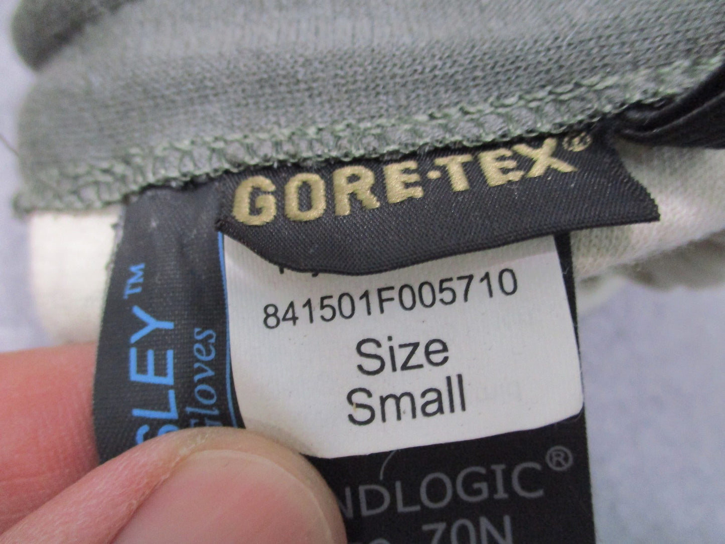 US Military Masley Handlogic Gore-Tex Nomex Tactical Gloves Green Size Small