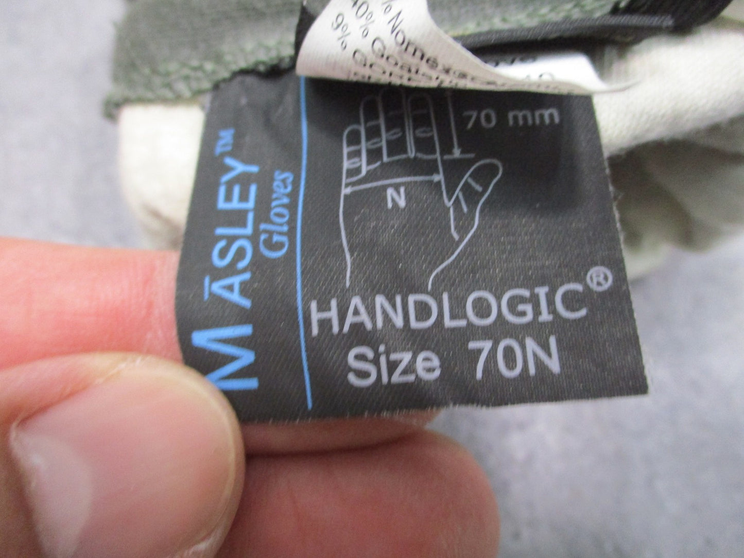 US Military Masley Handlogic Gore-Tex Nomex Tactical Gloves Green Size Small