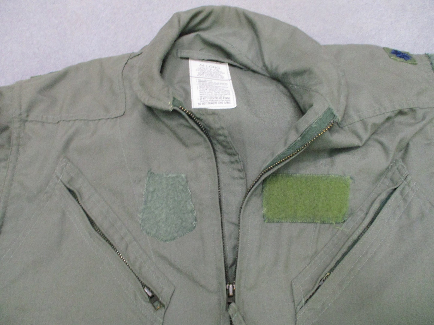 USGI CWU-27/P Nomex Flyers Flight Suit Coveralls 44 Long Aramid 8415-01-351-0334
