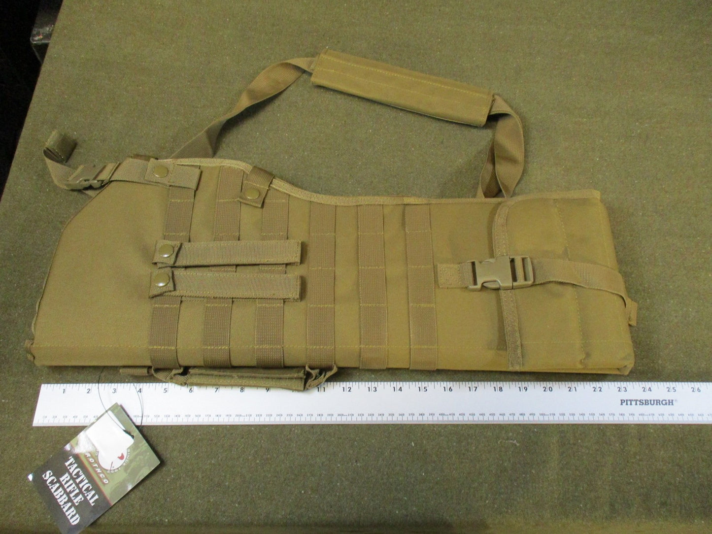 Rothco Tactical Rifle Scabbard MOLLE Padded Case Coyote Tan 15911 New