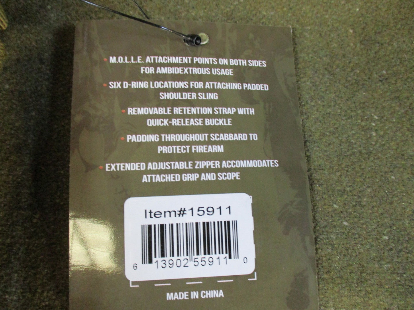 Rothco Tactical Rifle Scabbard MOLLE Padded Case Coyote Tan 15911 New