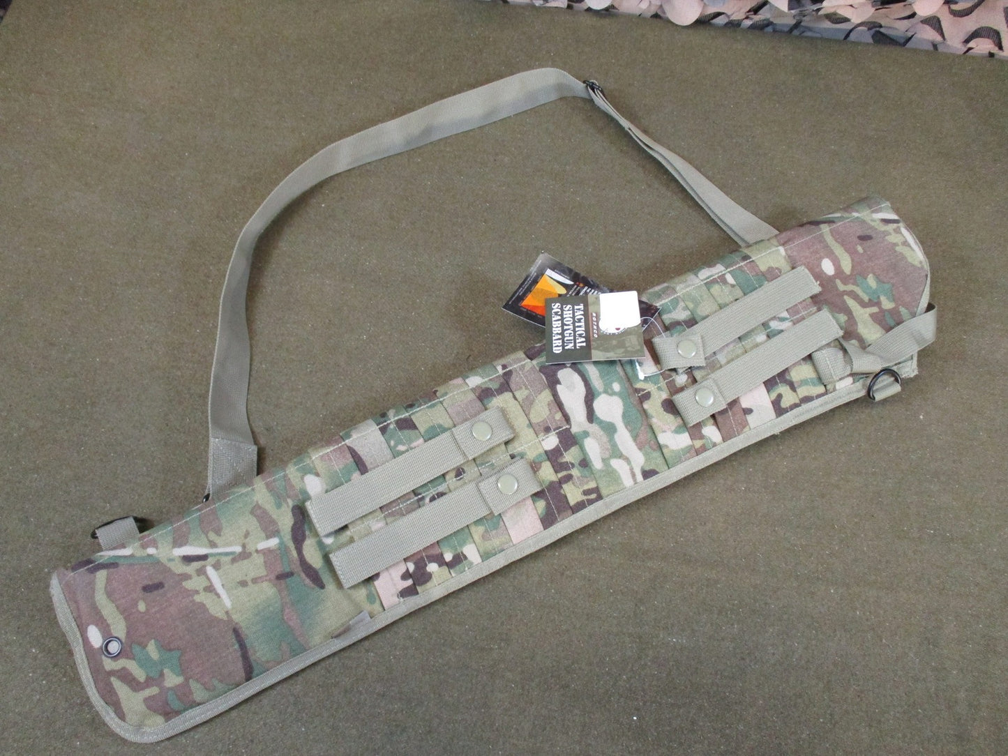New Rothco Tactical Shotgun Scabbard Multicam MOLLE Padded Case 25912
