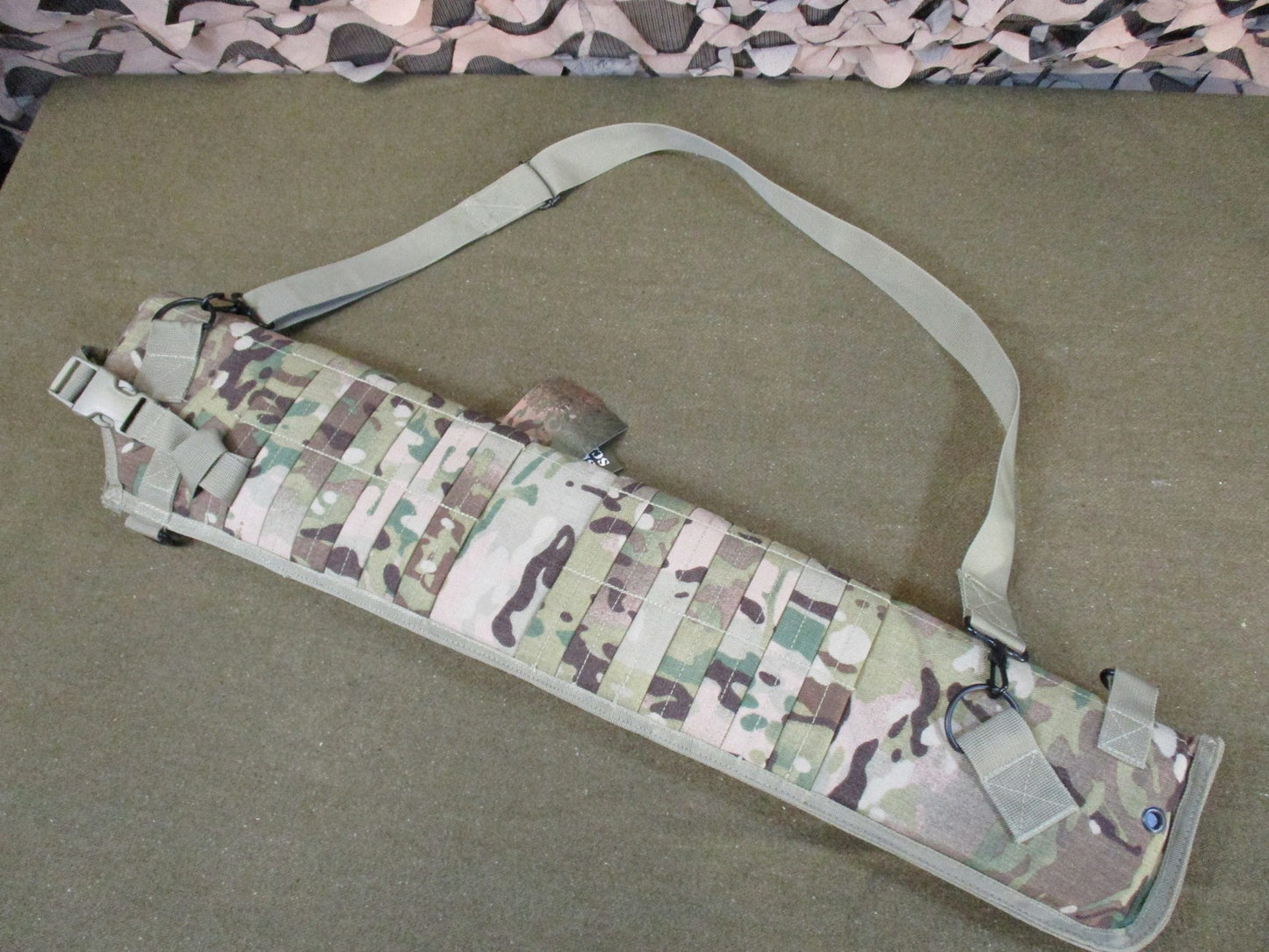 New Rothco Tactical Shotgun Scabbard Multicam MOLLE Padded Case 25912