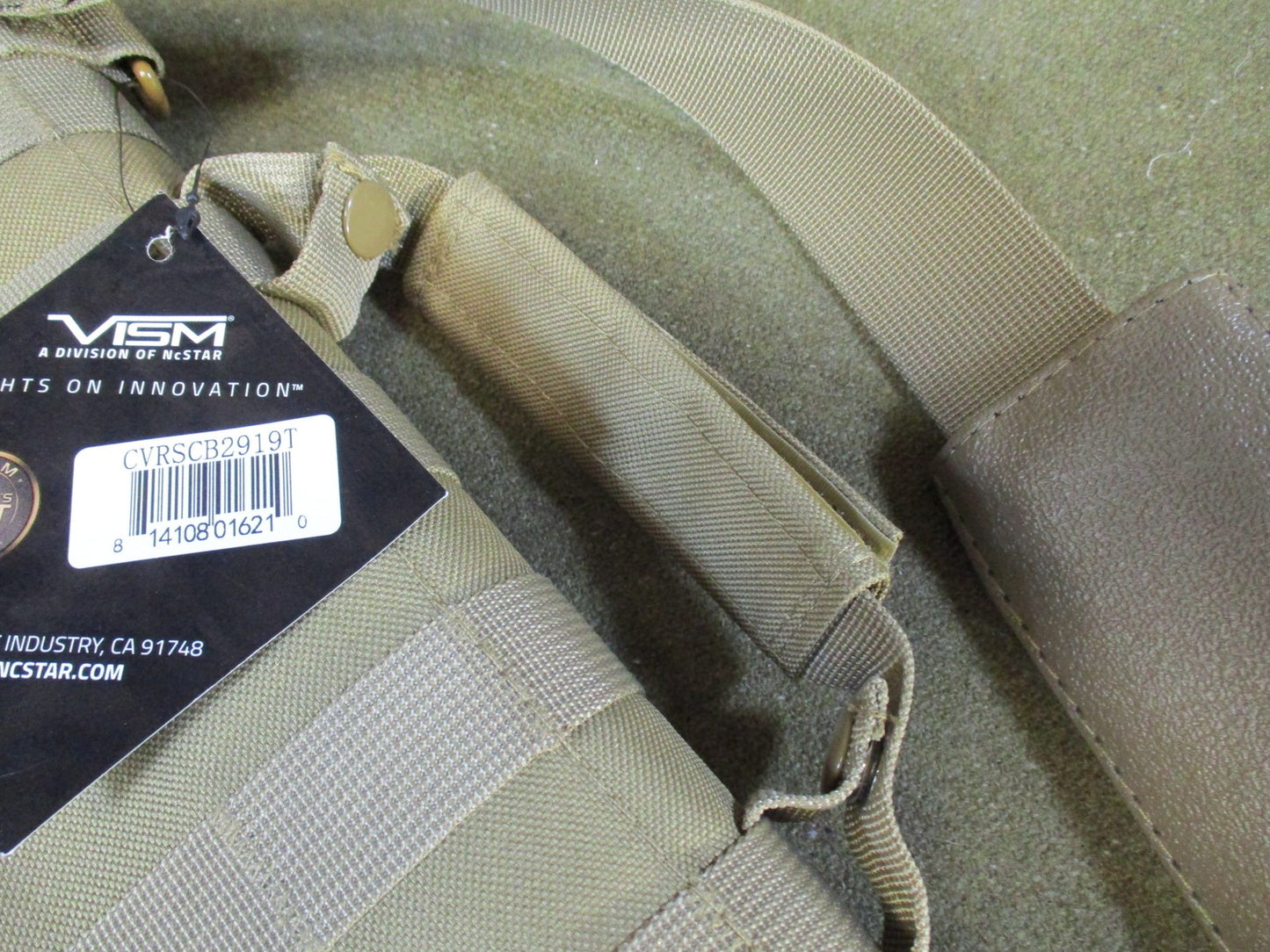 VISM by NcStar Tactical Scoped Carbine Case Tan CVRSCB2919T New with Tags
