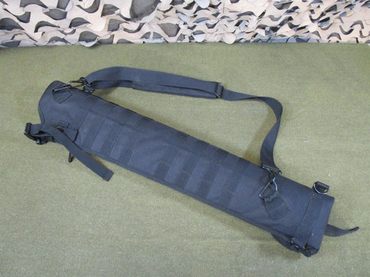 Tactical MOLLE Scabbard Carry Case Black Adjustable Shoulder Strap Modular Pouch