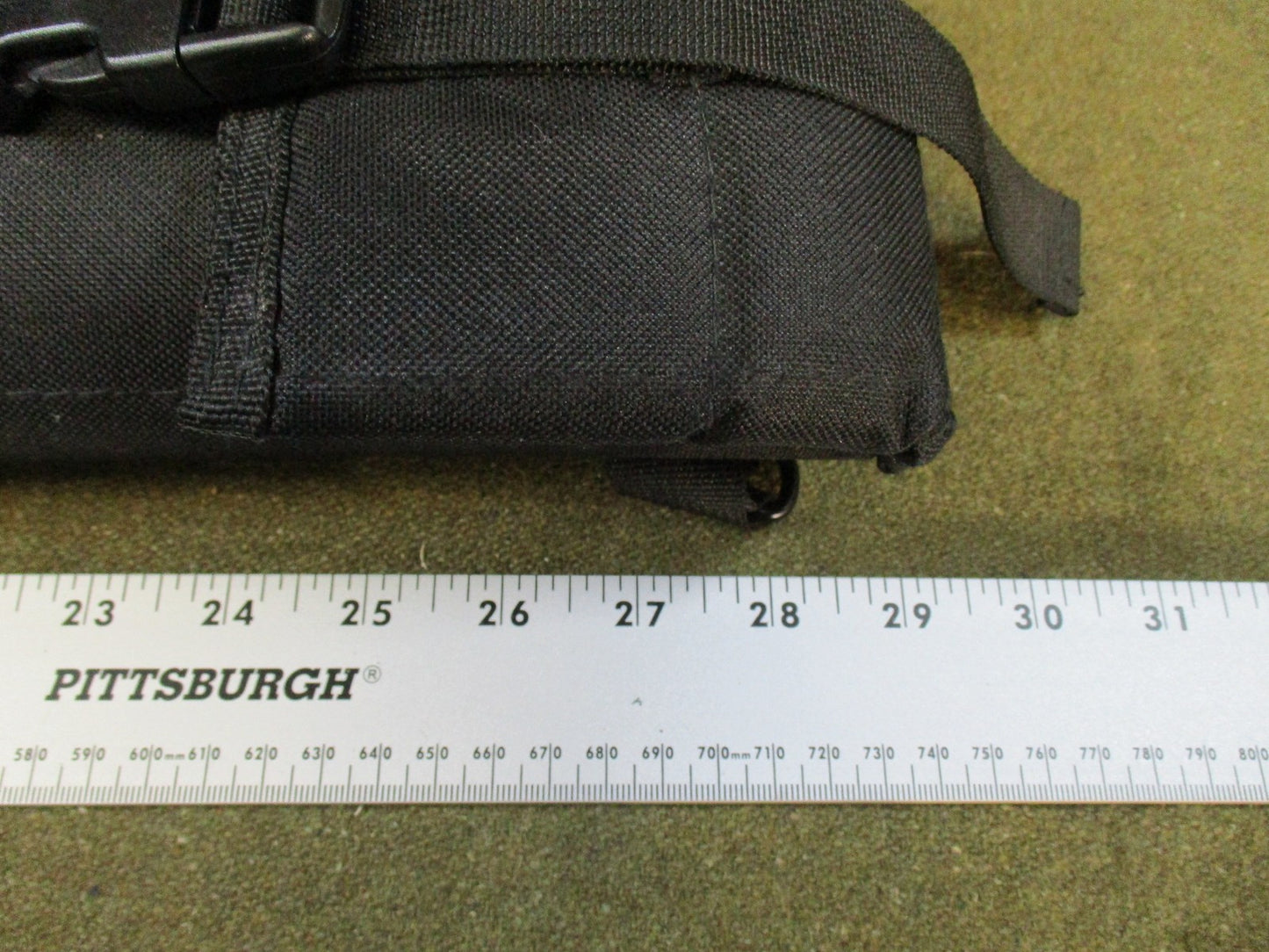 Tactical MOLLE Scabbard Carry Case Black Adjustable Shoulder Strap Modular Pouch