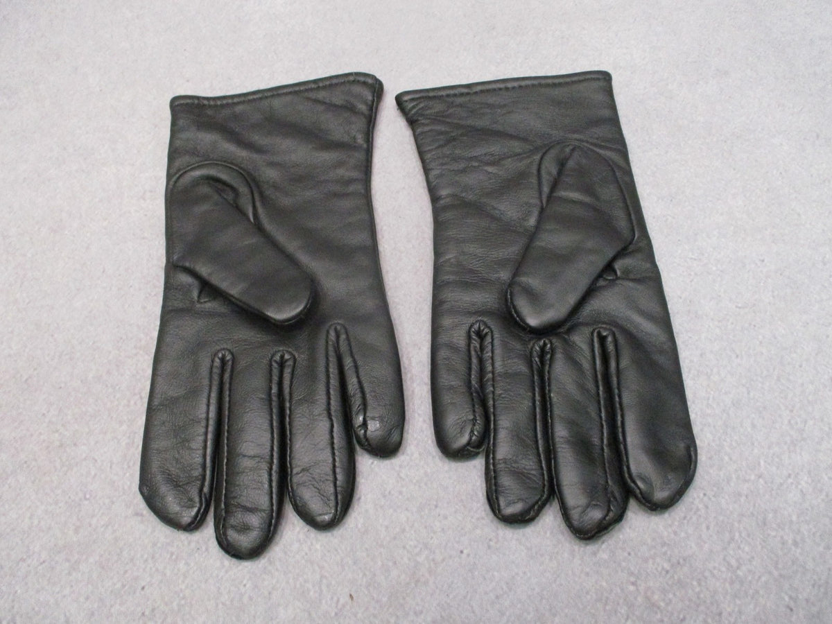 US Military Surplus Leather Dress Gloves Unisex Black Sz 6 NSN 8440-01-161-7129