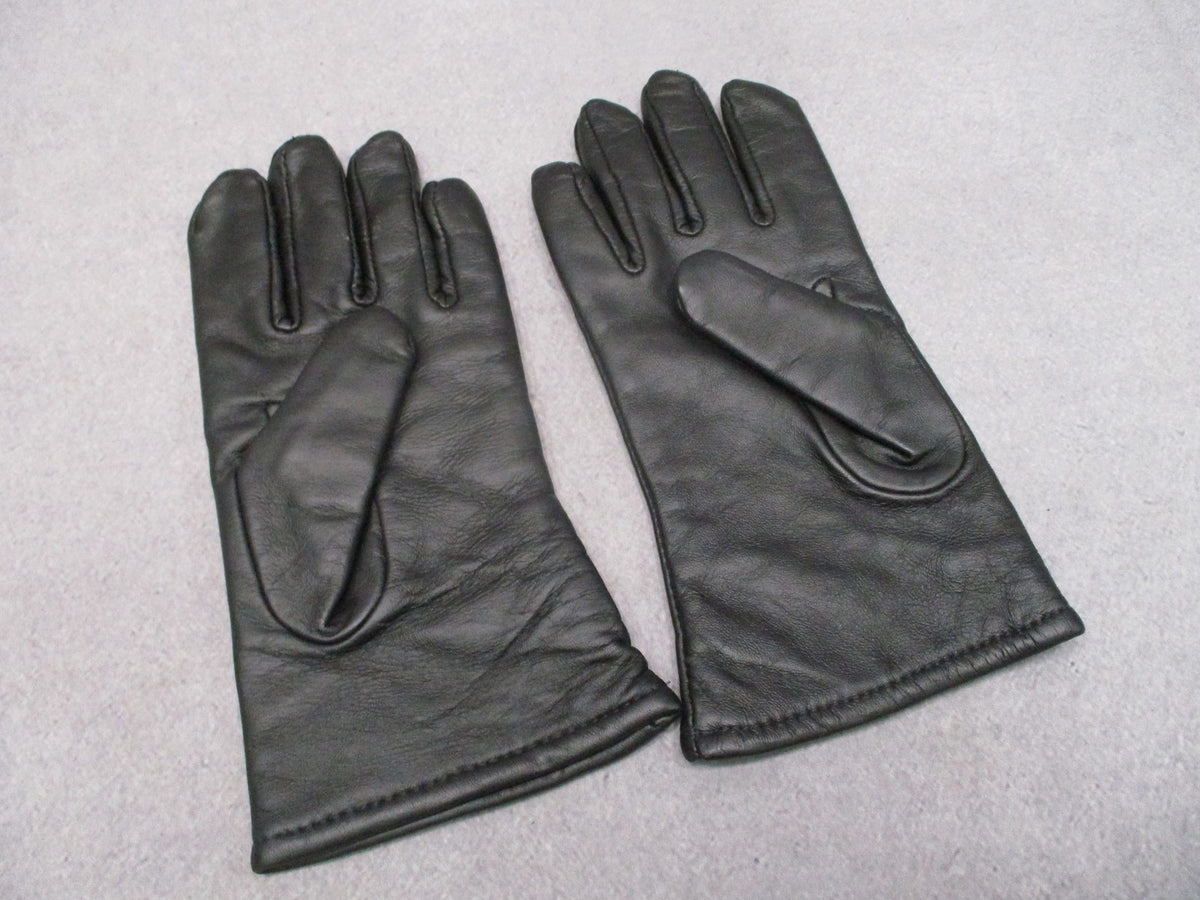 US Military Surplus Leather Dress Gloves Unisex Black Sz 6 NSN 8440-01-161-7129