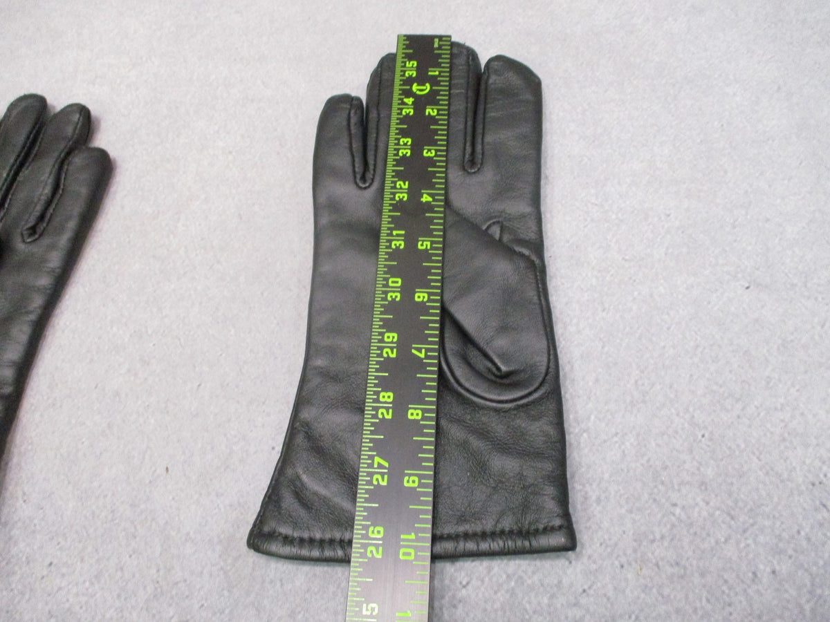 US Military Surplus Leather Dress Gloves Unisex Black Sz 6 NSN 8440-01-161-7129