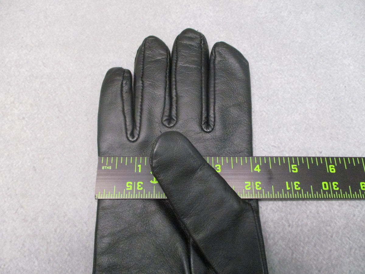 US Military Surplus Leather Dress Gloves Unisex Black Sz 6 NSN 8440-01-161-7129