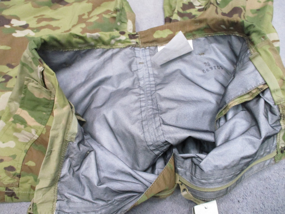 New US Military ECWCS Gen III Layer 6 OCP Gore-Tex Trousers Small Short RainPant