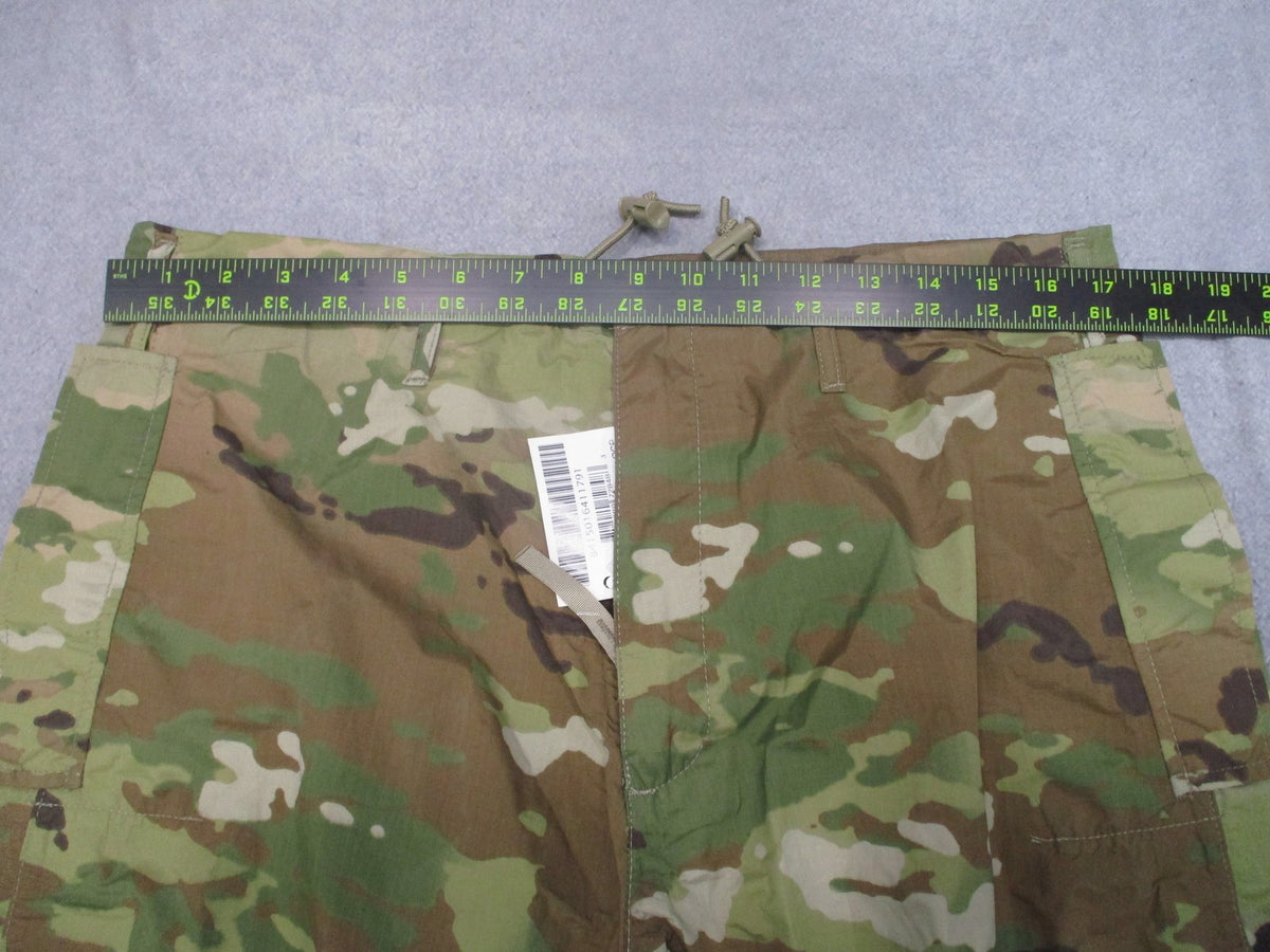 New US Military ECWCS Gen III Layer 6 OCP Gore-Tex Trousers Small Short RainPant