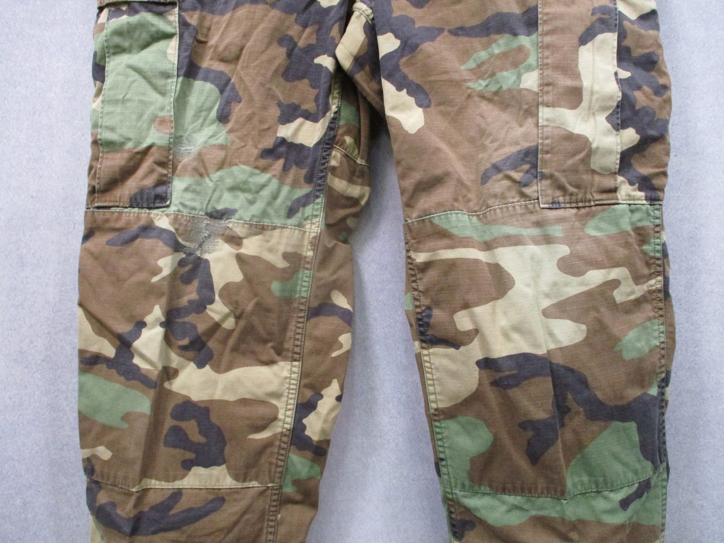 Vintage Propper Woodland Camo BDU Combat Trousers Medium Long Military Surplus