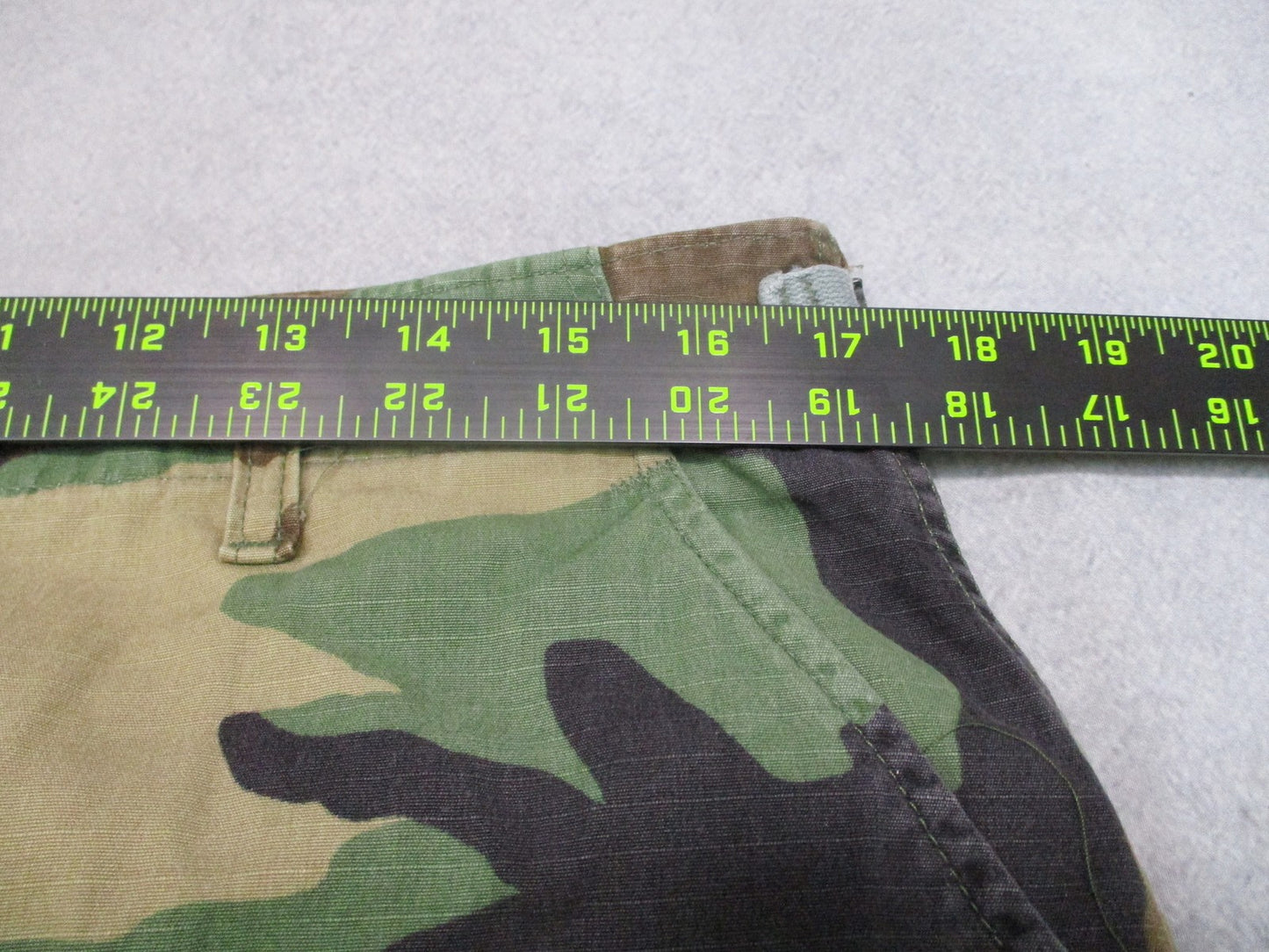 Vintage Propper Woodland Camo BDU Combat Trousers Medium Long Military Surplus