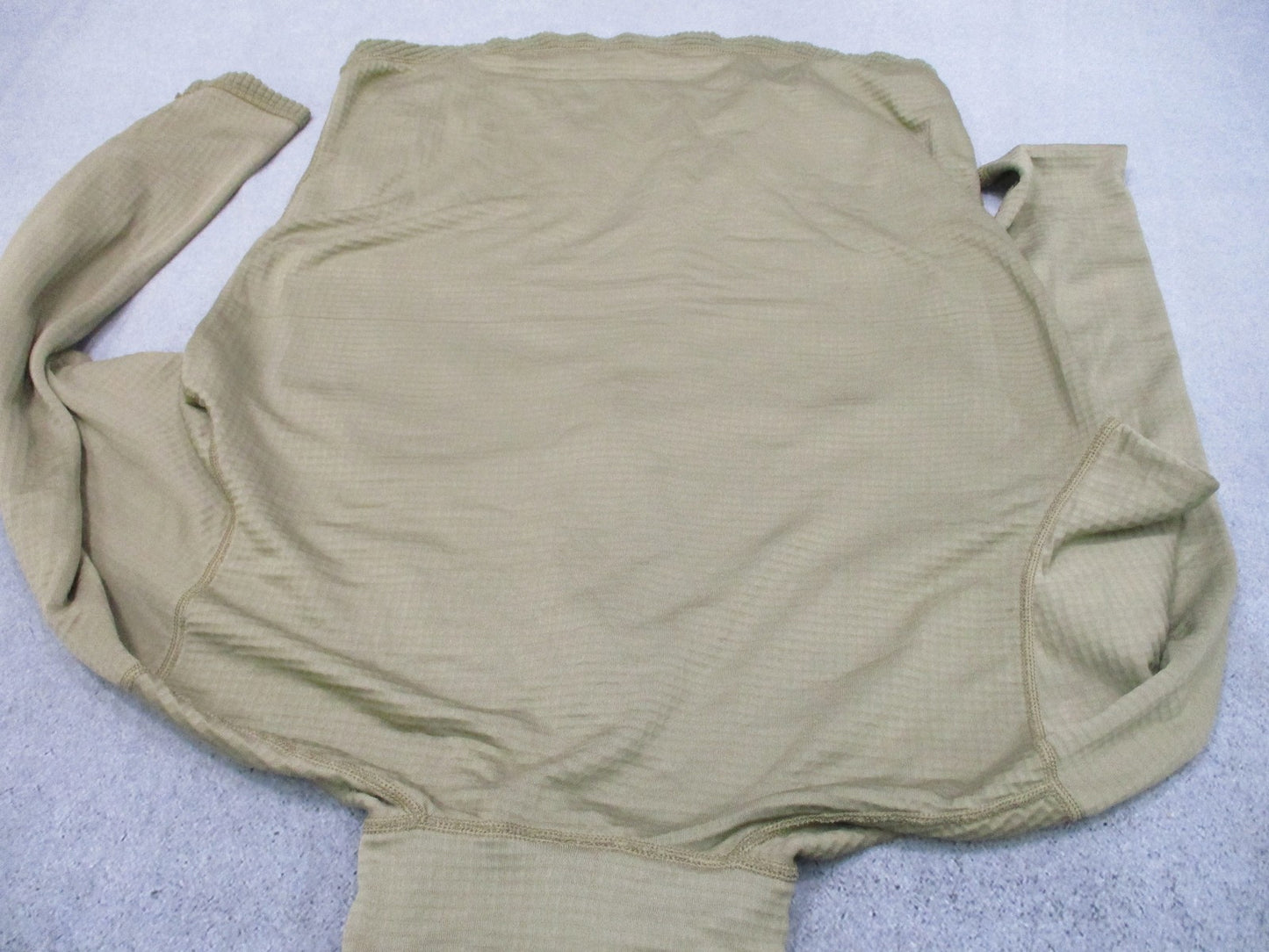 US Military ECWCS Gen III Level 2 Grid Fleece Pullover Tan Large Regular