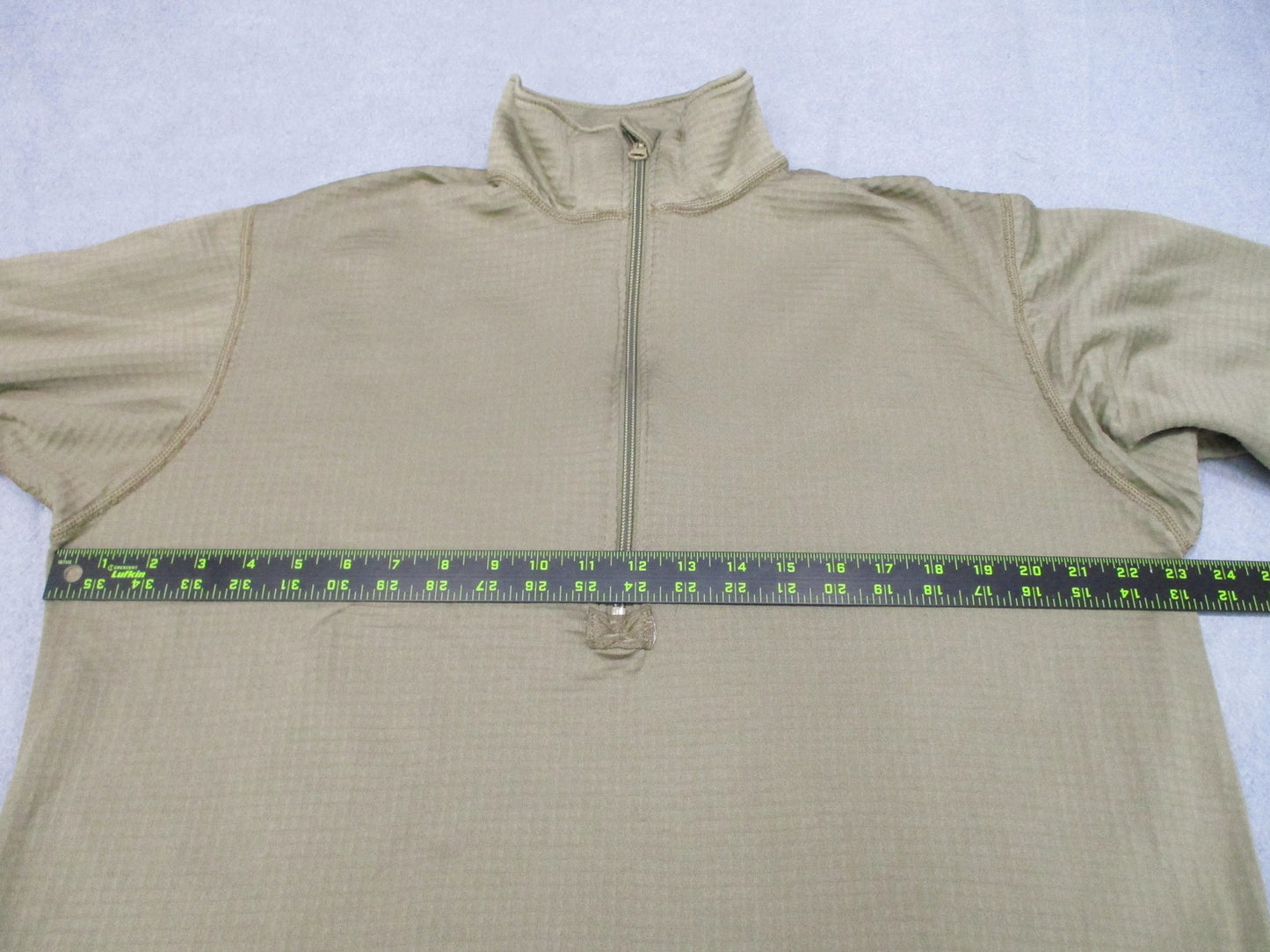 US Military ECWCS Gen III Level 2 Grid Fleece Pullover Tan Large Regular