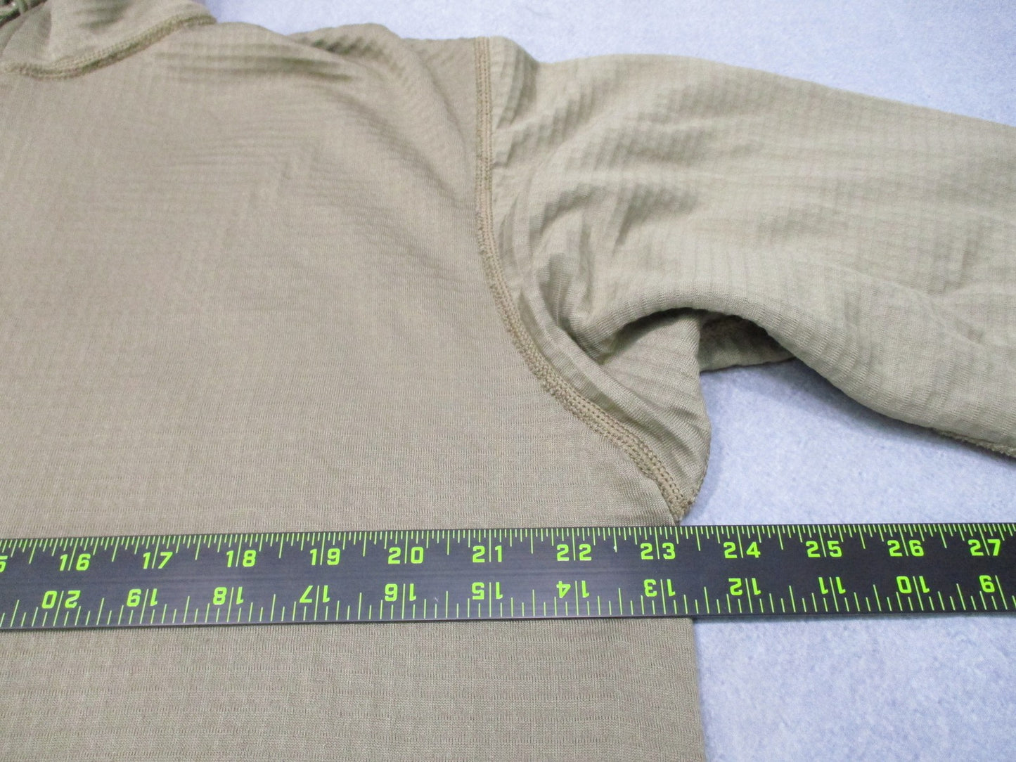 US Military ECWCS Gen III Level 2 Grid Fleece Pullover Tan Large Regular