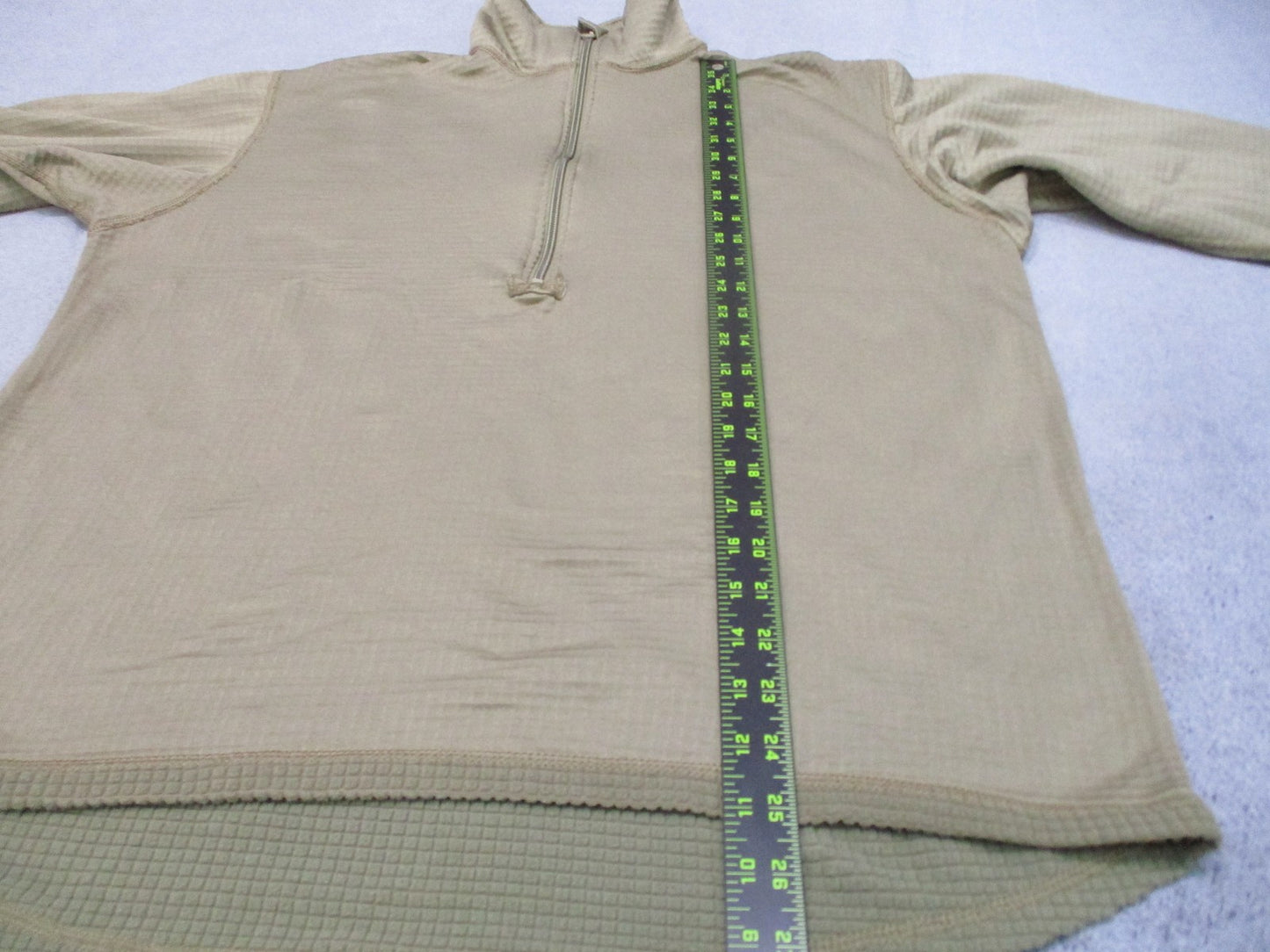 US Military ECWCS Gen III Level 2 Grid Fleece Pullover Tan Large Regular