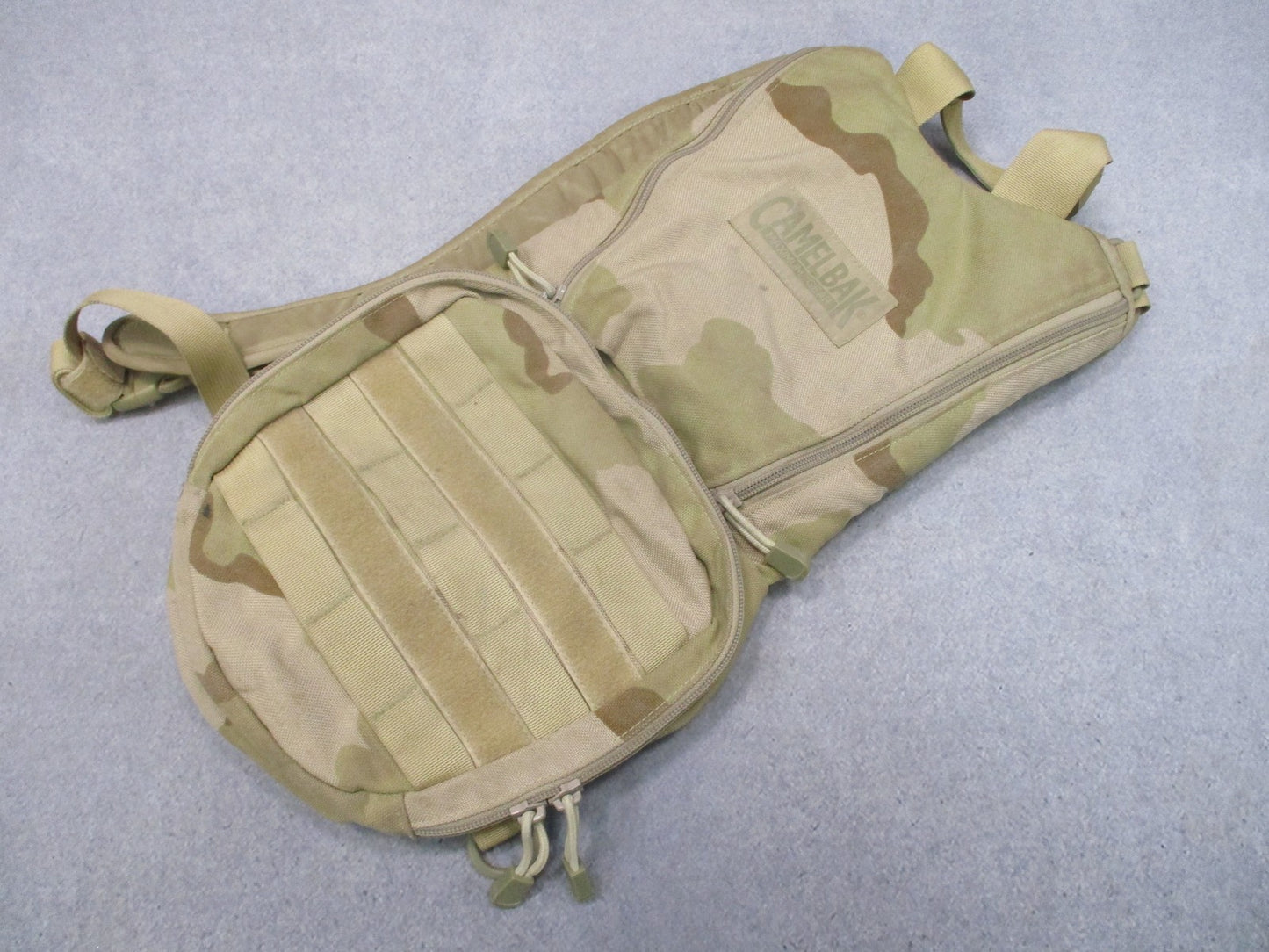 CamelBak Ambush Tactical Hydration Pack MOLLE Cordura Desert DCU (used)
