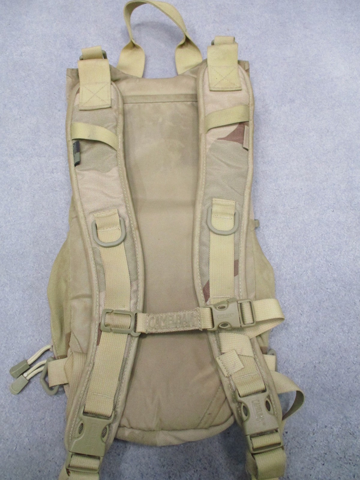 CamelBak Ambush Tactical Hydration Pack MOLLE Cordura Desert DCU (used)