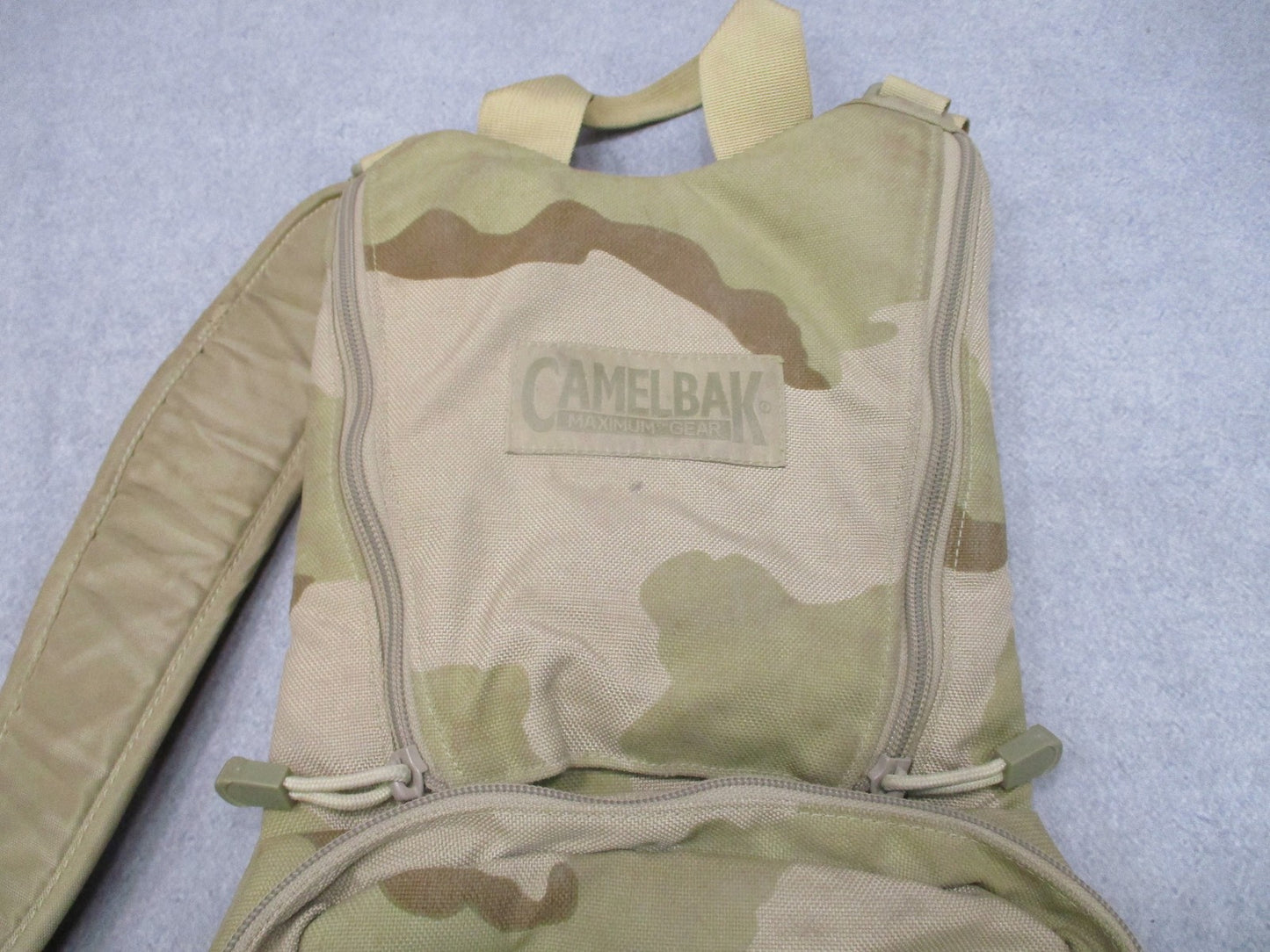 CamelBak Ambush Tactical Hydration Pack MOLLE Cordura Desert DCU (used)