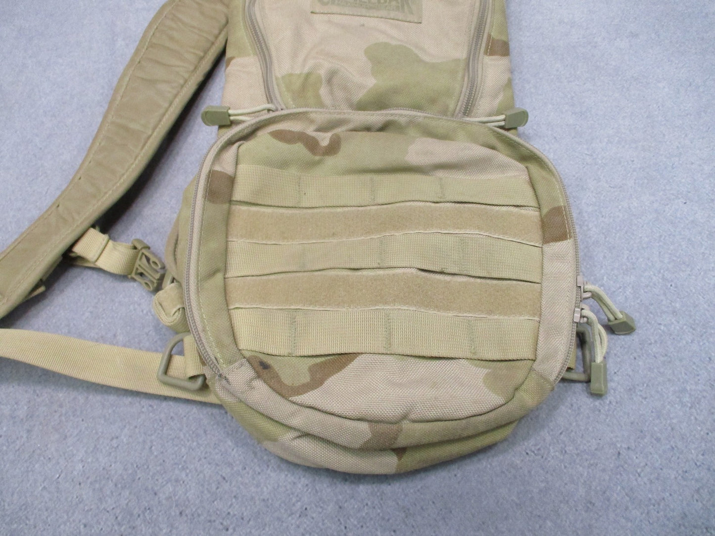 CamelBak Ambush Tactical Hydration Pack MOLLE Cordura Desert DCU (used)