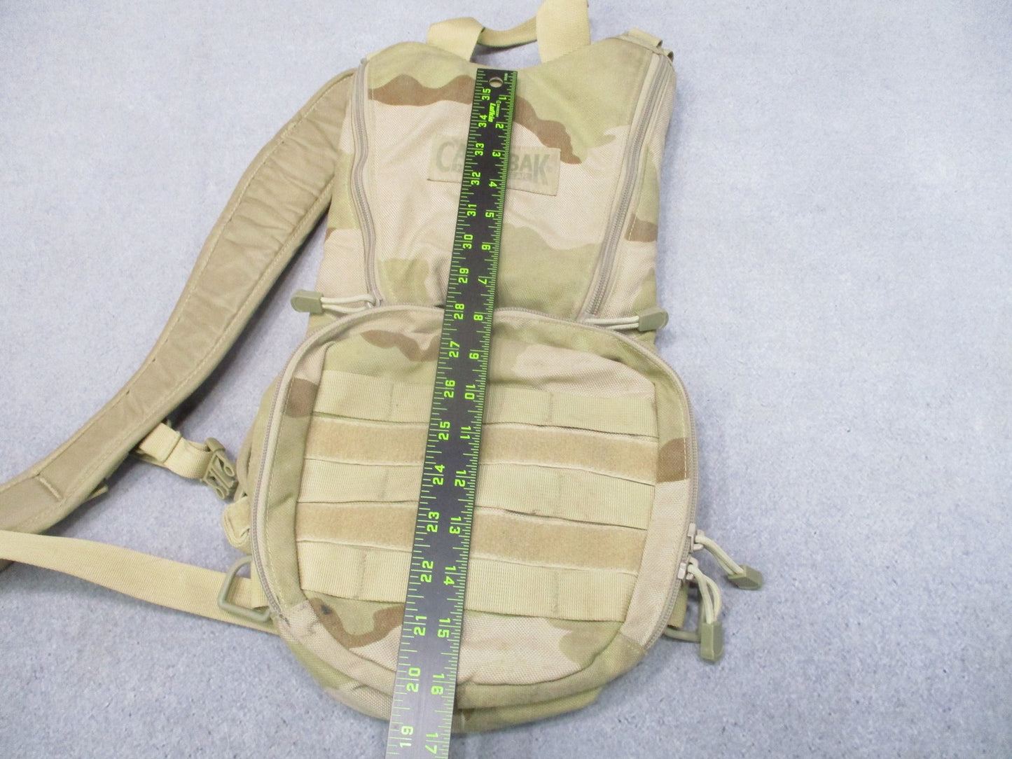 CamelBak Ambush Tactical Hydration Pack MOLLE Cordura Desert DCU (used)