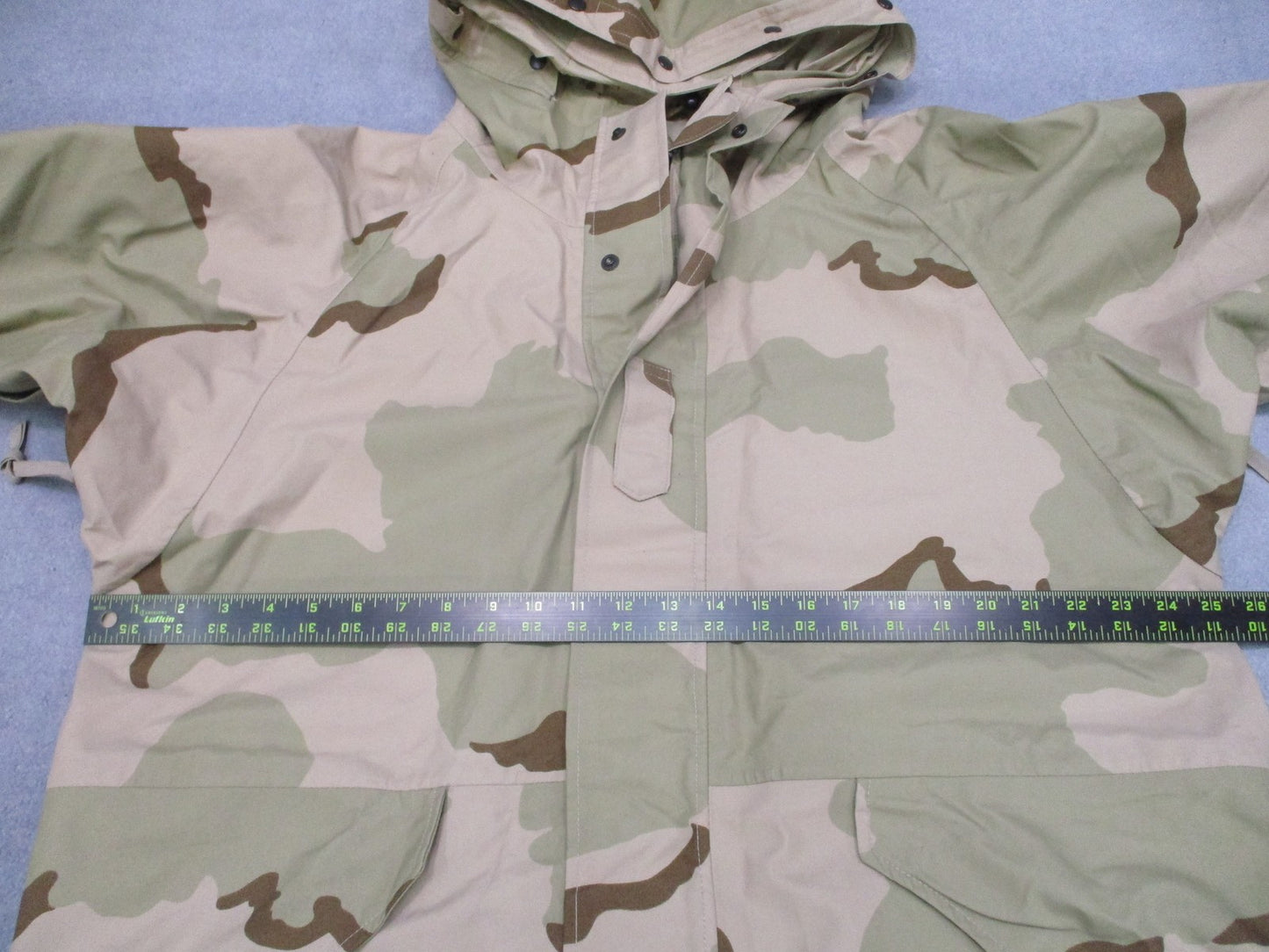 US Military ECWCS Gore-Tex Parka Desert Camo DCU Tactical Jacket Size Large-Reg