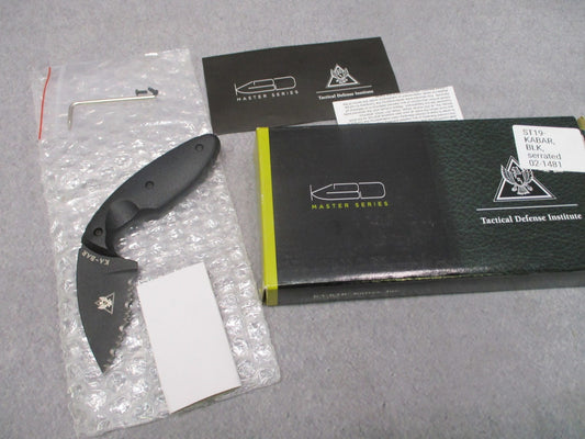 KA-BAR TDI Law Enforcement Knife Serrated Fixed Blade Tactical Gear NO SHEATH