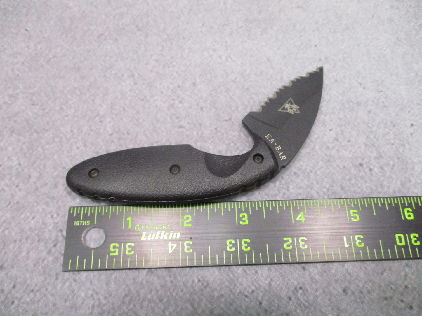 KA-BAR TDI Law Enforcement Knife Serrated Fixed Blade Tactical Gear NO SHEATH