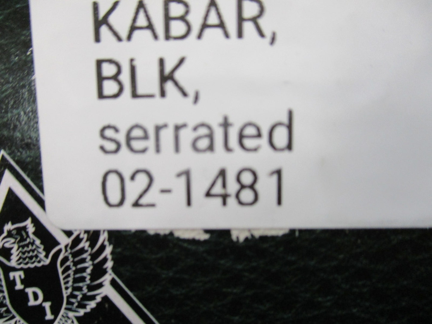 KA-BAR TDI Law Enforcement Knife Serrated Fixed Blade Tactical Gear NO SHEATH