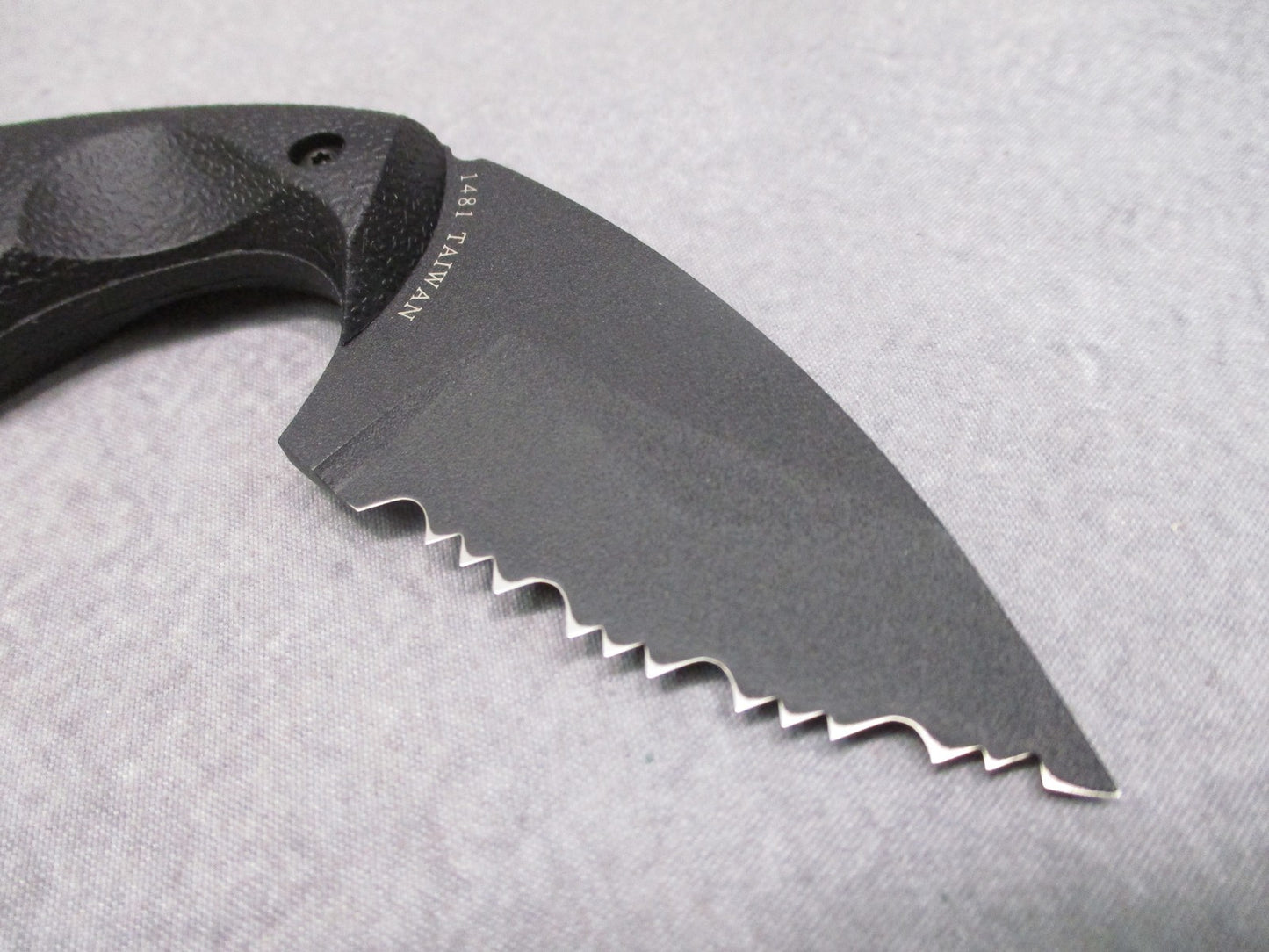 KA-BAR TDI Law Enforcement Knife Serrated Fixed Blade Tactical Gear NO SHEATH