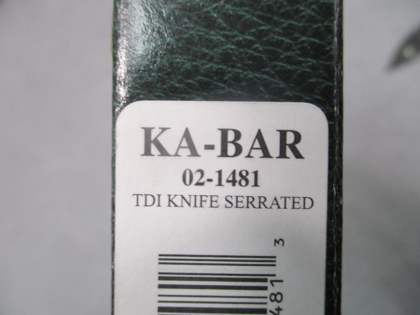 KA-BAR TDI Law Enforcement Knife Serrated Fixed Blade Tactical Gear NO SHEATH