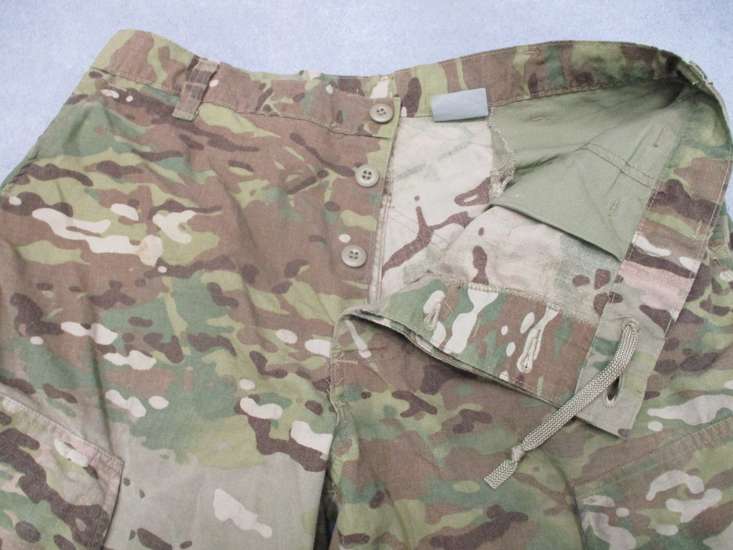 US Army ACU Trousers Multicam Flame Resistant Large Regular Military Surplus