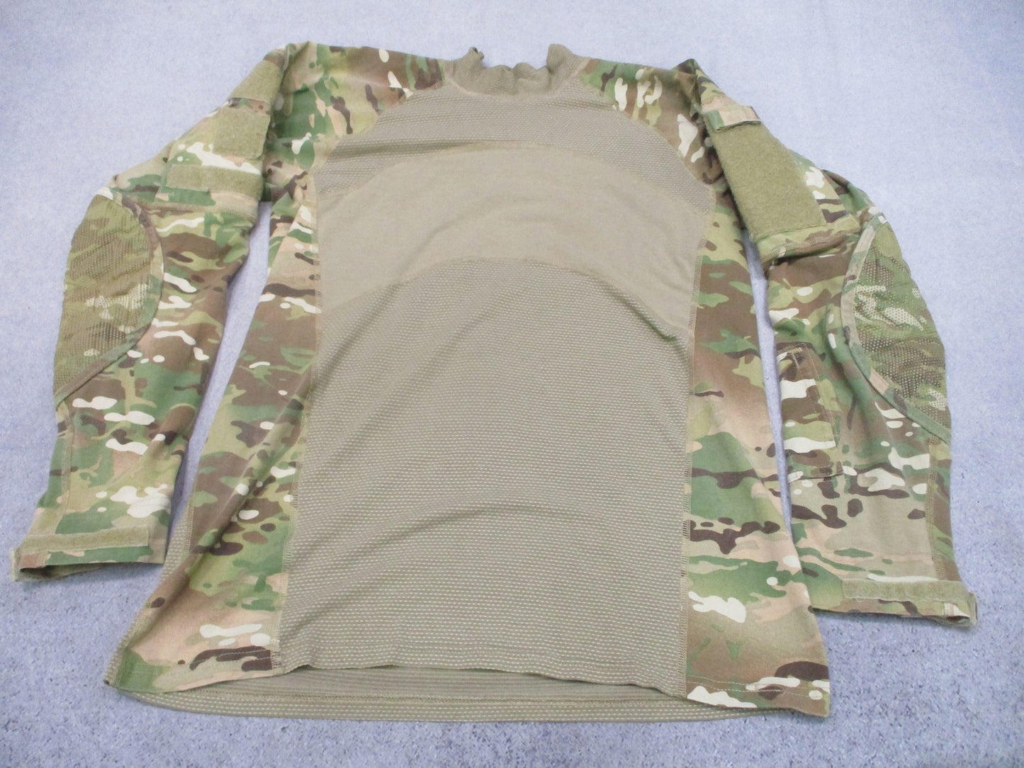 US Military Army Combat Shirt Flame Resistant Multicam Size Large NSN 8415-01-58