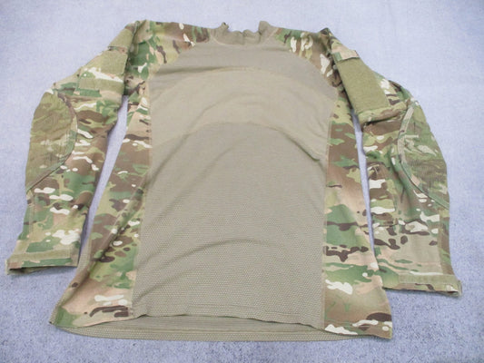 US Military Army Combat Shirt Flame Resistant Multicam Size Large NSN 8415-01-58