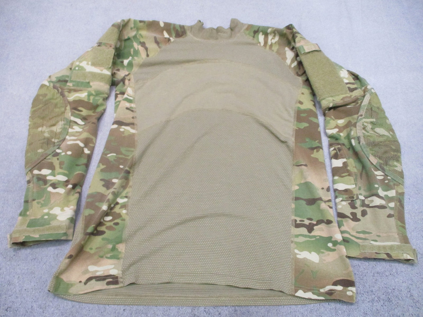 US Military Army Combat Shirt Flame Resistant Multicam Size Large NSN 8415-01-58