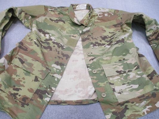 US Military OCP Maternity Utility Uniform Coat Size Medium X-Short Ripstop