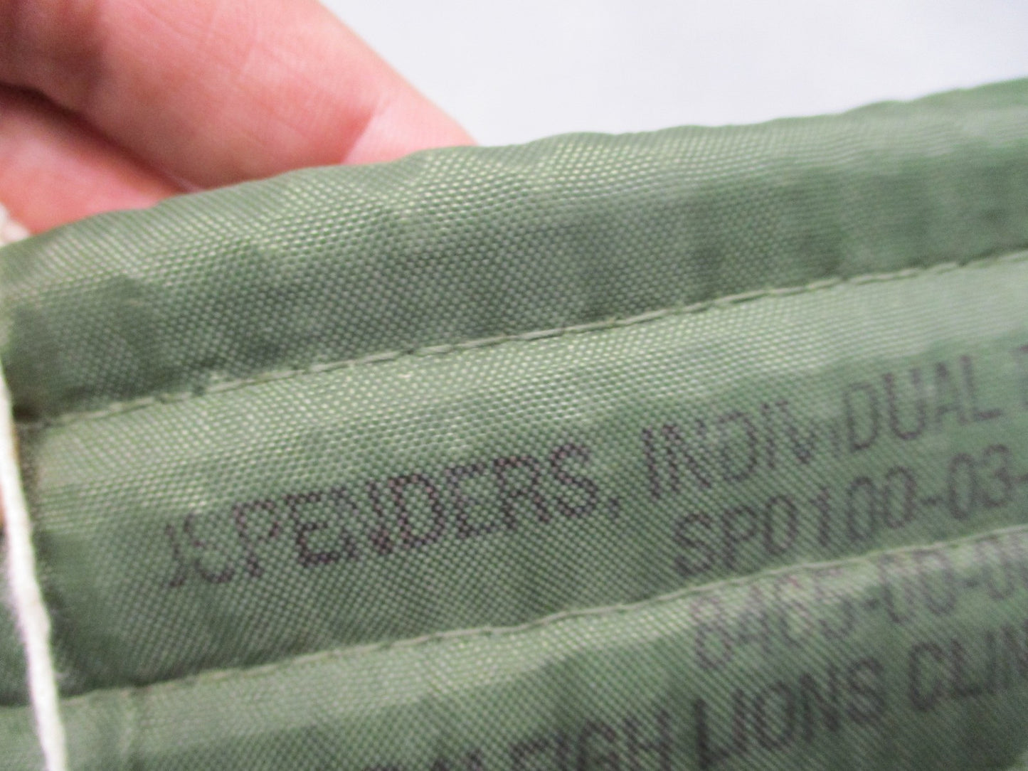 US Military Surplus LC-2 Suspenders ALICE Gear Tactical Duty Padded OD Green
