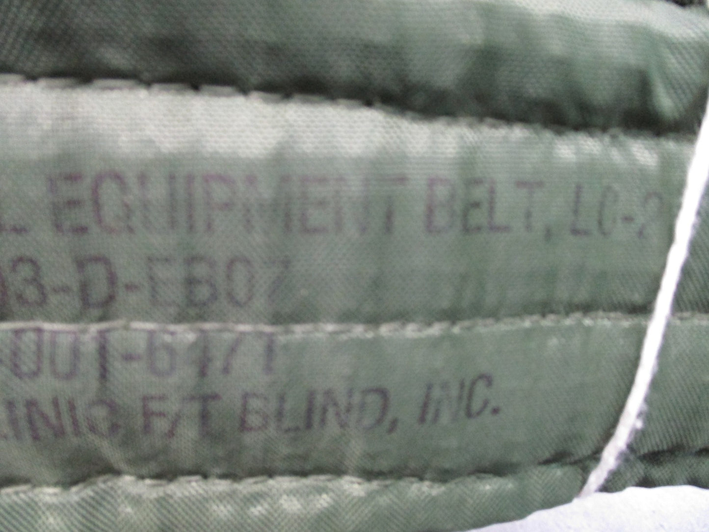 US Military Surplus LC-2 Suspenders ALICE Gear Tactical Duty Padded OD Green