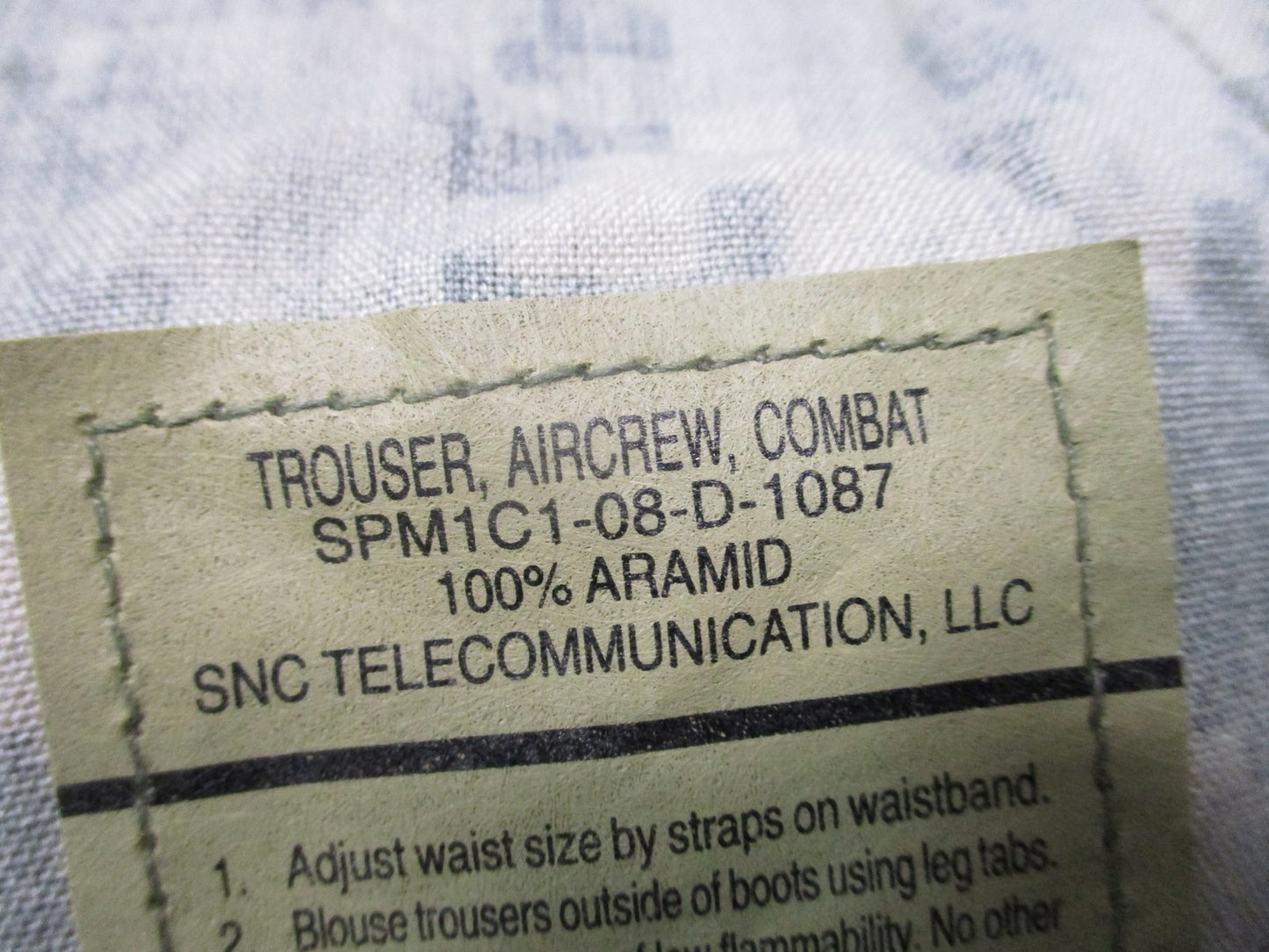 New US Military Aircrew Combat Trousers Aramid UCP Digital Camo Large Short 9763