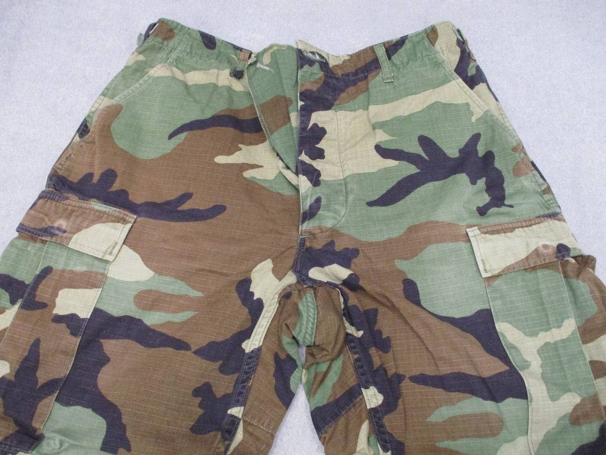 USGI Woodland BDU Pants Medium Long Hot Weather Ripstop NSN 8415-01-390-8948