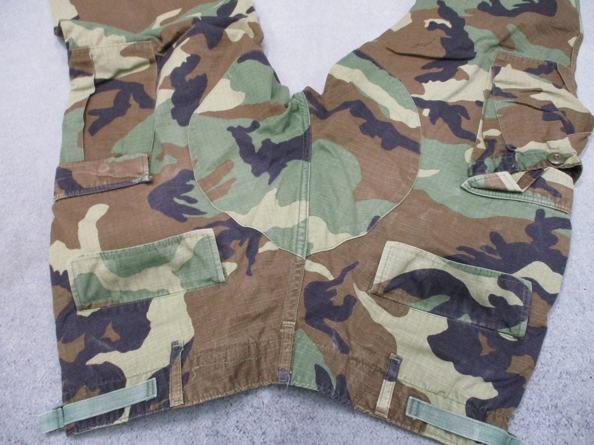 USGI Woodland BDU Pants Medium Long Hot Weather Ripstop NSN 8415-01-390-8948