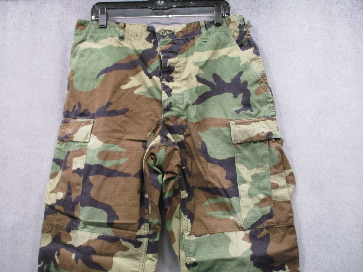 USGI Woodland BDU Pants Medium Long Hot Weather Ripstop NSN 8415-01-390-8948